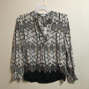 Reiss Malia Arrow Print Top